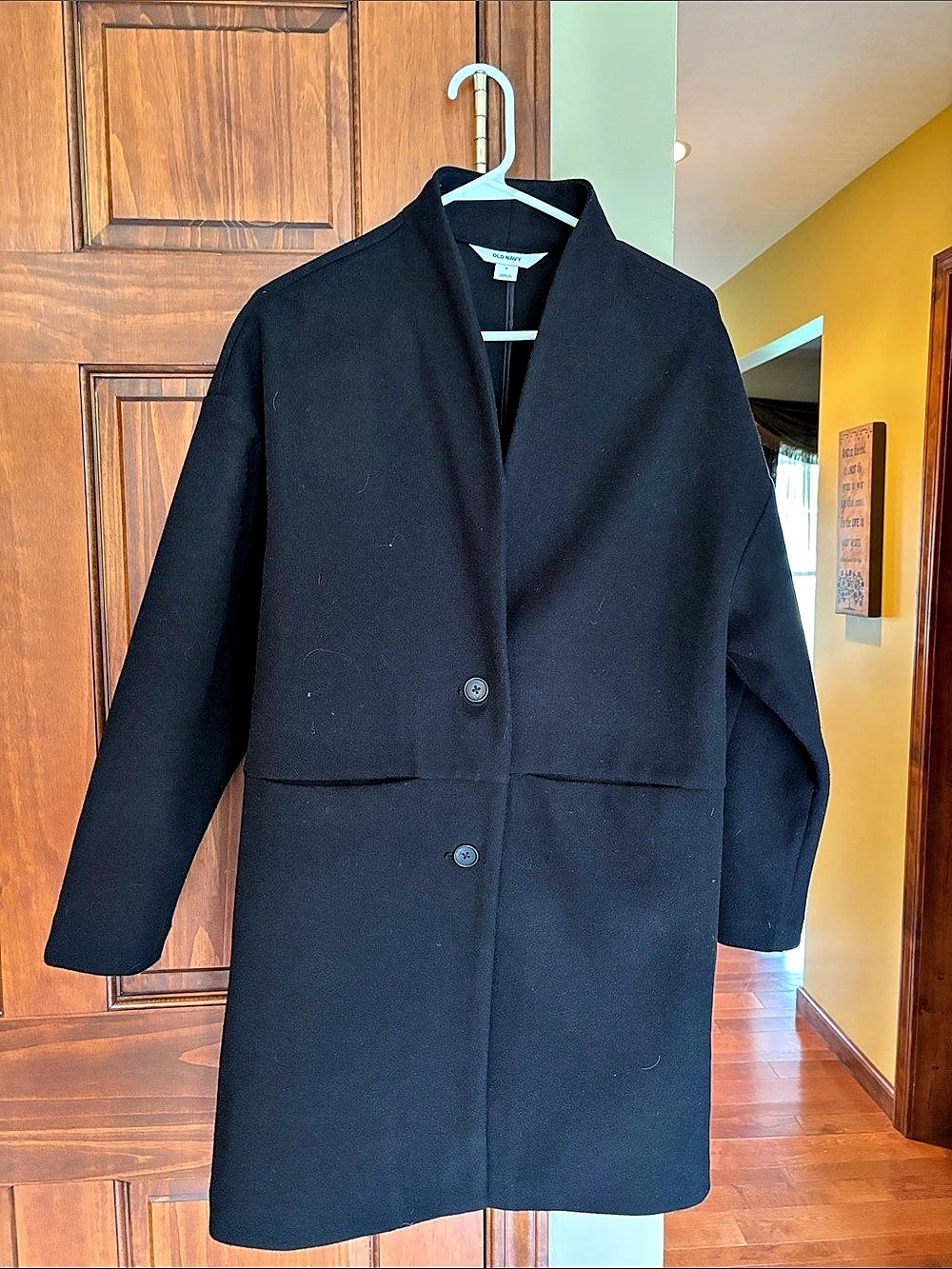 Old Navy Women'Small Black Coat Size Small Like New